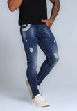 Calça Destroyed Codi Tingimento Preto