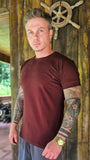 T-shirt Kreta Letreiro Marrom
