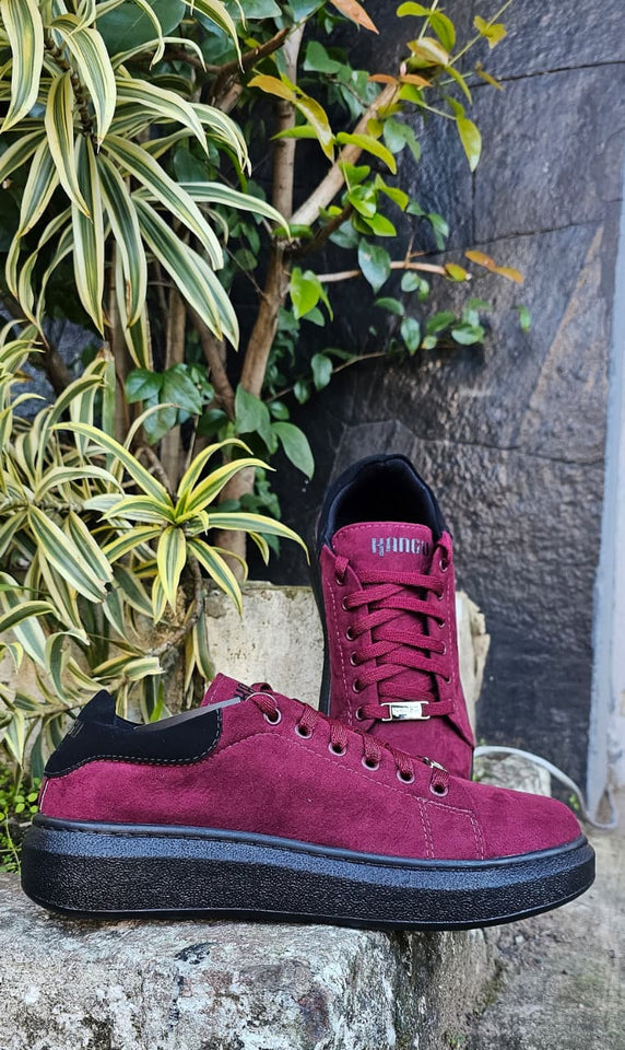 Tênis Kangu Over Resort Suede Marsala
