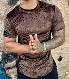 T-shirt Glossy Brown
