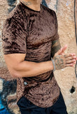 T-shirt Glossy Brown