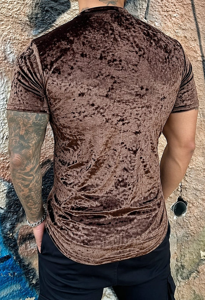 T-shirt Glossy Brown