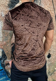 T-shirt Glossy Brown