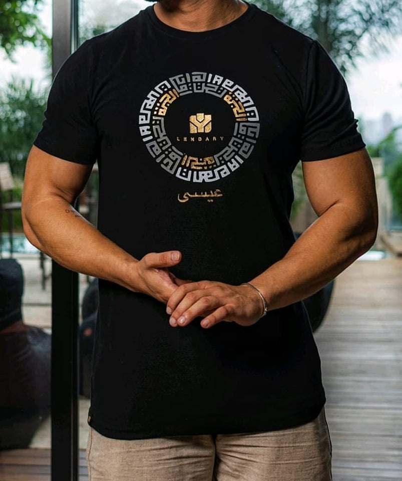 T-shirt Lendary Metalizada Preta