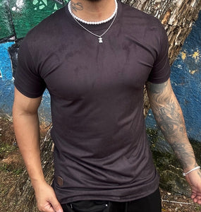 T-shirt Classic Suede Preta