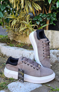 Tênis Kangu Over Resort Suede Pólvora