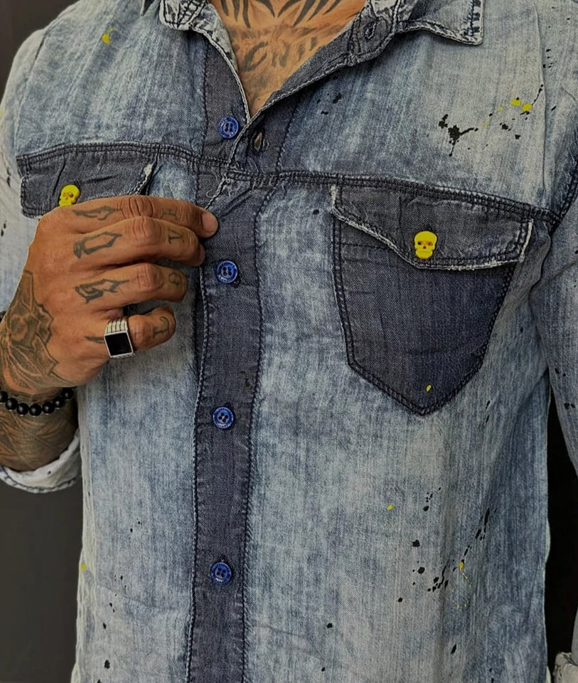 Camisa Jay Premium Jeans Pigmentada