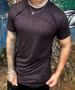 T-shirt Classic Suede Preta