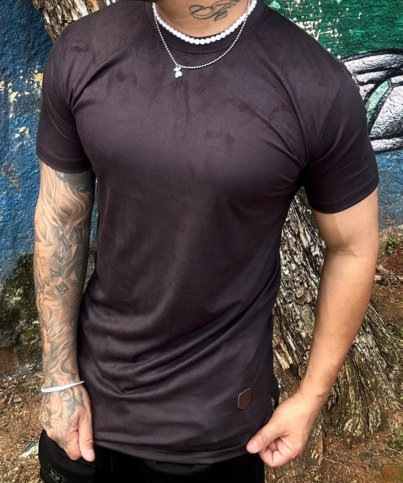 T-shirt Classic Suede Preta