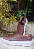Sapato Mocassim Iate Couro Pinhão Heicon