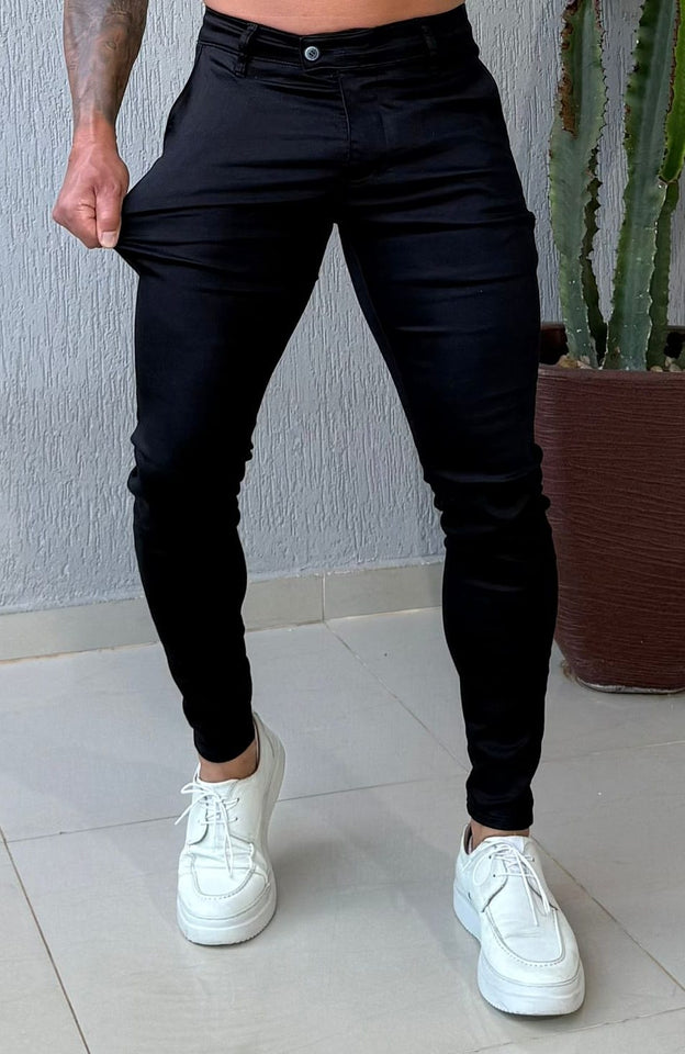 Calça Alfaiataria Skinny Hero Preta
