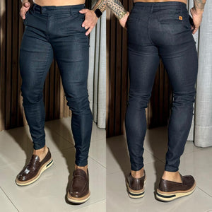 Calça Alfaiataria Skinny Hero Preta Mescla