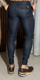 Calça Alfaiataria Skinny Hero Preta Mescla