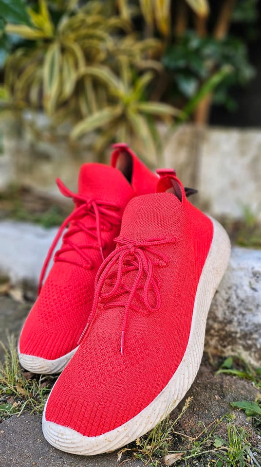 Tênis Meia Kangu Wave Vermelho Nature