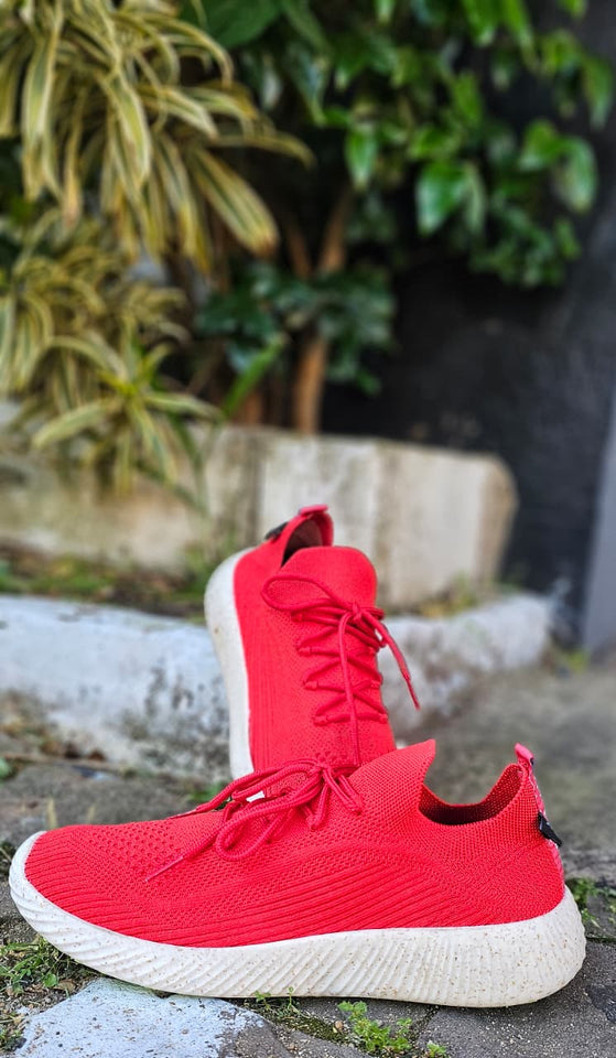 Tênis Meia Kangu Wave Vermelho Nature