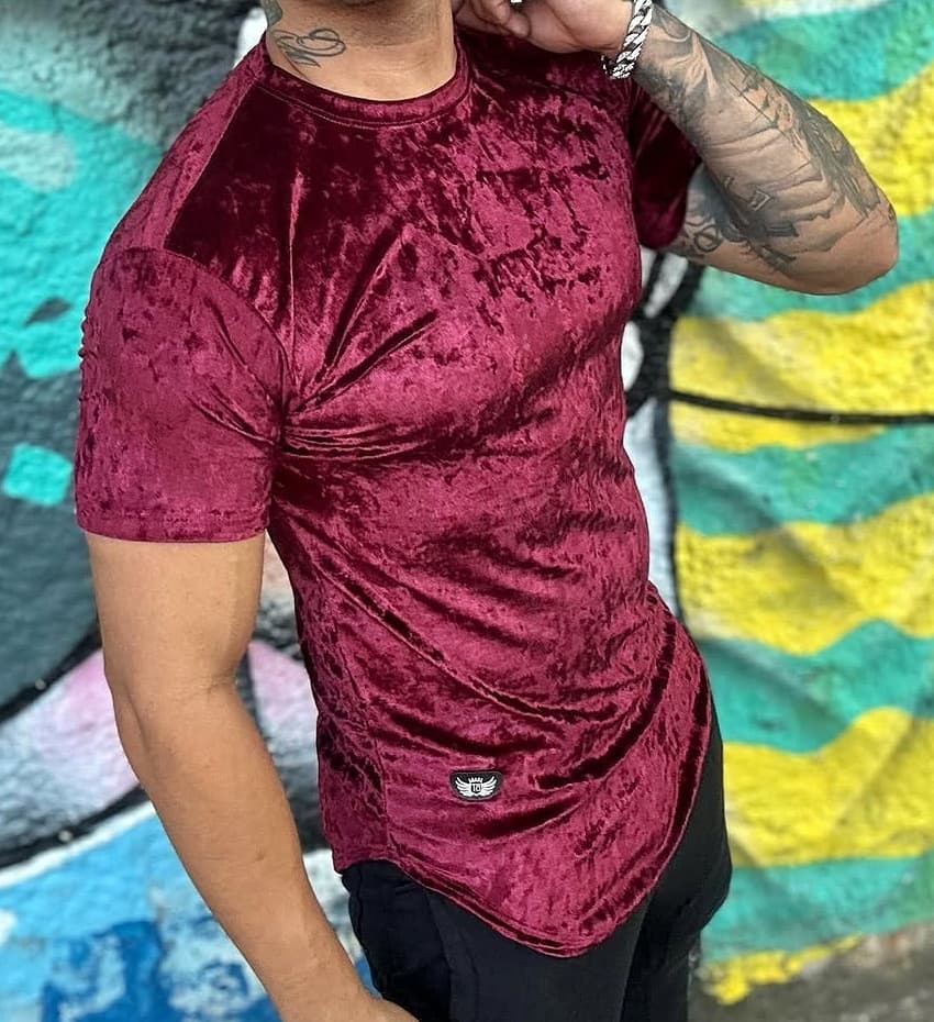 T-shirt Glossy Sangria