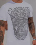 T-shirt Skull Pedraria Branca
