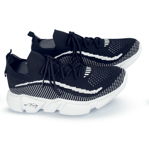 Tênis Kangu Flayt Level Black solado branco