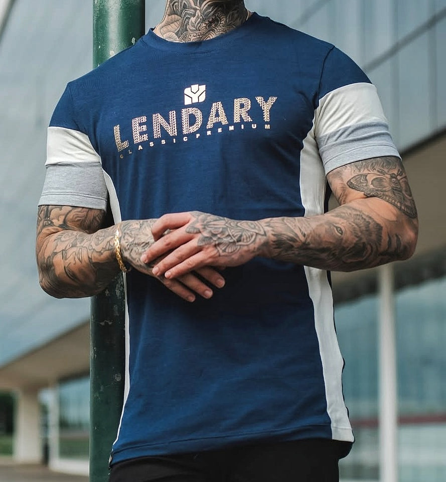 T-shirt Lendary Tricolor Marinho