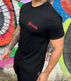 T-shirt Strong Detalhe Vermelho