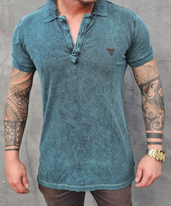 Camisa Gola Polo Verde Premium