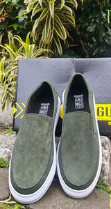 Sapato Mocassim Iate Verde Camurça Kangu