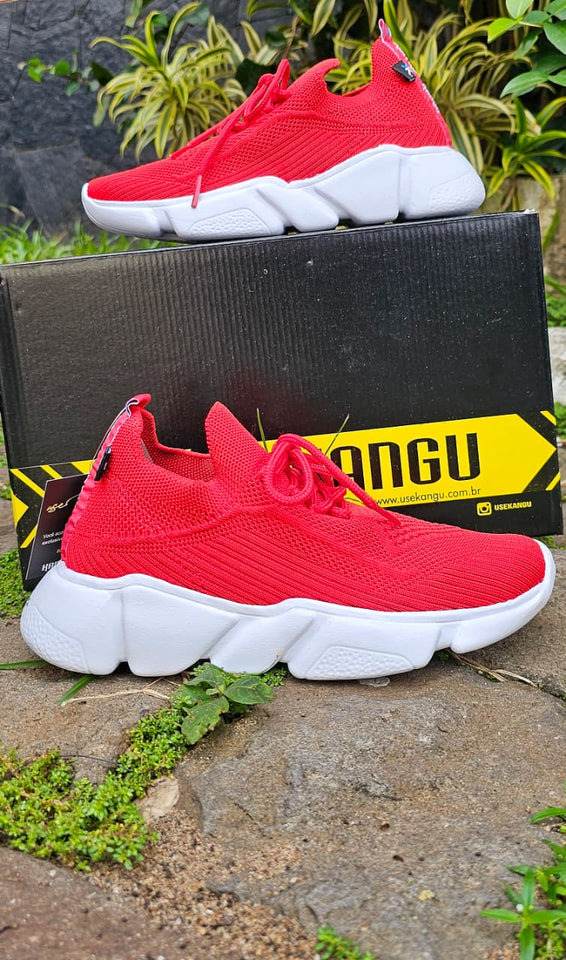 Tênis Meia Kangu Flayt Vermelho