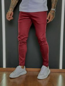 Calça Alfaiataria Skinny Jay Jones Vermelha
