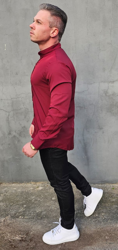 Camisa Premium Exalt Vermelha Manga Longa