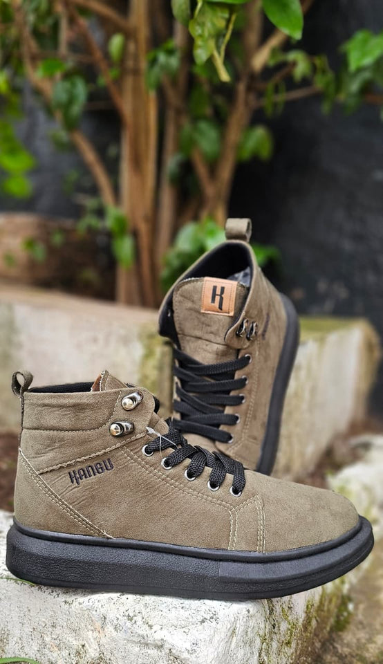 All Boots Suede Kangu Verde Militar