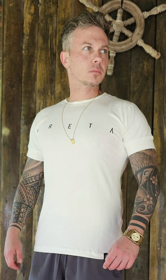 T-shirt Kreta Letreiro Off