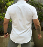 Camisa Premium Exalt Branca Manga Curta